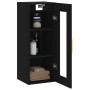 Black wall cabinet 34.5x34x90 cm by vidaXL, Sideboards - Ref: Foro24-828901, Price: 49,99 €, Discount: %