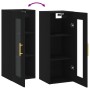 Black wall cabinet 34.5x34x90 cm by vidaXL, Sideboards - Ref: Foro24-828901, Price: 49,99 €, Discount: %