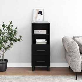 Black plywood sideboard 34.5x34x90 cm by vidaXL, Sideboards - Ref: Foro24-828693, Price: 68,99 €, Discount: %