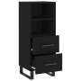 Black plywood sideboard 34.5x34x90 cm by vidaXL, Sideboards - Ref: Foro24-828693, Price: 69,24 €, Discount: %