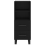 Black plywood sideboard 34.5x34x90 cm by vidaXL, Sideboards - Ref: Foro24-828693, Price: 69,24 €, Discount: %