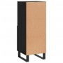 Aparador de madera contrachapada negro 34,5x34x90 cm de vidaXL, Aparadores - Ref: Foro24-828693, Precio: 69,24 €, Descuento: %