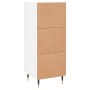 Aparador madera de ingeniería blanco 34,5x34x90 cm de vidaXL, Aparadores - Ref: Foro24-830420, Precio: 56,86 €, Descuento: %