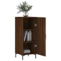 Oak brown engineered wood sideboard 34.5x34x90 cm by vidaXL, Sideboards - Ref: Foro24-828547, Price: 60,44 €, Discount: %