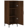 Oak brown engineered wood sideboard 34.5x34x90 cm by vidaXL, Sideboards - Ref: Foro24-828547, Price: 60,44 €, Discount: %