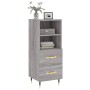 Aparador madera de ingeniería gris Sonoma 34,5x34x90 cm de vidaXL, Aparadores - Ref: Foro24-828650, Precio: 61,83 €, Descuent...