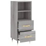 Aparador madera de ingeniería gris Sonoma 34,5x34x90 cm de vidaXL, Aparadores - Ref: Foro24-828650, Precio: 61,83 €, Descuent...