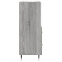 Sonoma gray engineered wood sideboard 34.5x34x90 cm by vidaXL, Sideboards - Ref: Foro24-828650, Price: 61,83 €, Discount: %