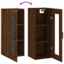 Wandschrank aus brauner Eiche 34,5x34x90 cm von vidaXL, Sideboards - Ref: Foro24-828915, Preis: 37,45 €, Rabatt: %