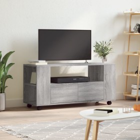 Sonoma gray engineered wood TV cabinet 102x34.5x43 cm by vidaXL, TV Furniture - Ref: Foro24-833748, Price: 70,91 €, Discount: %