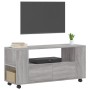 Sonoma gray engineered wood TV cabinet 102x34.5x43 cm by vidaXL, TV Furniture - Ref: Foro24-833748, Price: 76,68 €, Discount: %