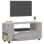 Sonoma gray engineered wood TV cabinet 102x34.5x43 cm by vidaXL, TV Furniture - Ref: Foro24-833748, Price: 76,68 €, Discount: %