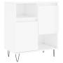 Aparador de madera contrachapada blanco brillante 60x35x70 cm de vidaXL, Aparadores - Ref: Foro24-831190, Precio: 61,92 €, De...