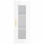 Glossy white wall cabinet 34.5x34x90 cm by vidaXL, Sideboards - Ref: Foro24-828894, Price: 52,60 €, Discount: %