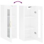 Glossy white wall cabinet 34.5x34x90 cm by vidaXL, Sideboards - Ref: Foro24-828894, Price: 52,60 €, Discount: %