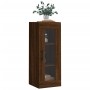 Oak brown wall cabinet 34.5x34x90 cm by vidaXL, Sideboards - Ref: Foro24-828939, Price: 41,67 €, Discount: %