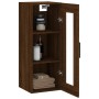 Oak brown wall cabinet 34.5x34x90 cm by vidaXL, Sideboards - Ref: Foro24-828939, Price: 41,67 €, Discount: %