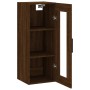 Armario de pared marrón roble 34,5x34x90 cm de vidaXL, Aparadores - Ref: Foro24-828939, Precio: 41,67 €, Descuento: %