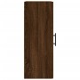 Oak brown wall cabinet 34.5x34x90 cm by vidaXL, Sideboards - Ref: Foro24-828939, Price: 41,67 €, Discount: %