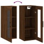 Oak brown wall cabinet 34.5x34x90 cm by vidaXL, Sideboards - Ref: Foro24-828939, Price: 41,67 €, Discount: %