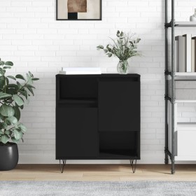 Black plywood sideboard 60x35x70 cm by vidaXL, Sideboards - Ref: Foro24-831189, Price: 58,52 €, Discount: %