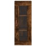 Armario de pared roble ahumado 34,5x34x90 cm de vidaXL, Aparadores - Ref: Foro24-828889, Precio: 35,44 €, Descuento: %