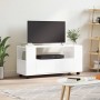 TV stand made of glossy white engineered wood, 102x34.5x43 cm by vidaXL, TV Furniture - Ref: Foro24-833744, Price: 70,06 €, D...