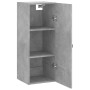 Concrete gray wall cabinet 34.5x34x90 cm by vidaXL, Sideboards - Ref: Foro24-828832, Price: 44,41 €, Discount: %