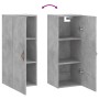 Concrete gray wall cabinet 34.5x34x90 cm by vidaXL, Sideboards - Ref: Foro24-828832, Price: 44,41 €, Discount: %