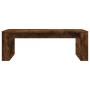 Smoked oak engineered wood coffee table 102x50x35 cm by vidaXL, Coffee table - Ref: Foro24-823363, Price: 44,99 €, Discount: %