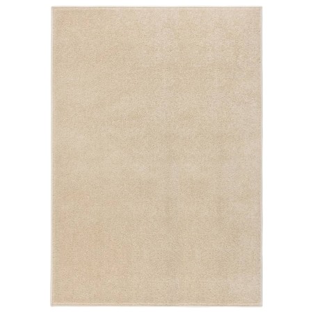 Alfombra de pelo corto beige 240x340 cm de vidaXL, Alfombras - Ref: Foro24-340335, Precio: 146,76 €, Descuento: %