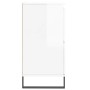 Aparador de madera contrachapada blanco brillante 60x35x70 cm de vidaXL, Aparadores - Ref: Foro24-831222, Precio: 94,99 €, De...