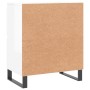 Aparador de madera contrachapada blanco brillante 60x35x70 cm de vidaXL, Aparadores - Ref: Foro24-831222, Precio: 94,99 €, De...