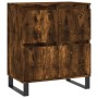 Aparador madera contrachapada color roble ahumado 60x35x70 cm de vidaXL, Aparadores - Ref: Foro24-831225, Precio: 85,63 €, De...