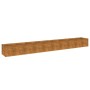 Jardinera acero corten 386x50x36 cm de vidaXL, Maceteros y jardineras - Ref: Foro24-151978, Precio: 88,62 €, Descuento: %