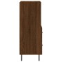 Engineered wood brown oak sideboard 34.5x34x90 cm by vidaXL, Sideboards - Ref: Foro24-828691, Price: 66,70 €, Discount: %