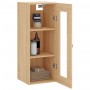 Armario de pared roble Sonoma 34,5x34x90 cm de vidaXL, Aparadores - Ref: Foro24-828887, Precio: 47,84 €, Descuento: %