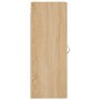 Armario de pared roble Sonoma 34,5x34x90 cm de vidaXL, Aparadores - Ref: Foro24-828887, Precio: 47,84 €, Descuento: %