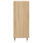 Aparador madera contrachapada color roble Sonoma 34,5x34x90 cm de vidaXL, Aparadores - Ref: Foro24-830423, Precio: 61,90 €, D...