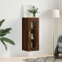 Brown oak wall cabinet 34.5x34x90 cm by vidaXL, Sideboards - Ref: Foro24-828899, Price: 51,26 €, Discount: %