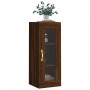 Brown oak wall cabinet 34.5x34x90 cm by vidaXL, Sideboards - Ref: Foro24-828899, Price: 51,26 €, Discount: %