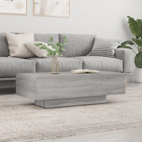 Engineered wood Sonoma gray coffee table 100x49.5x31 cm by vidaXL, Coffee table - Ref: Foro24-833894, Price: 60,16 €, Discoun...