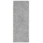 Armario de pared gris hormigón 34,5x34x90 cm de vidaXL, Aparadores - Ref: Foro24-828896, Precio: 35,38 €, Descuento: %