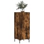 Smoked oak engineered wood sideboard 34.5x34x90 cm by vidaXL, Sideboards - Ref: Foro24-828545, Price: 58,60 €, Discount: %