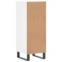 Aparador madera de ingeniería blanco 34,5x34x90 cm de vidaXL, Aparadores - Ref: Foro24-828564, Precio: 76,98 €, Descuento: %