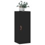 Black wall cabinet 34.5x34x90 cm by vidaXL, Sideboards - Ref: Foro24-828829, Price: 50,97 €, Discount: %