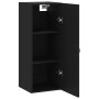 Black wall cabinet 34.5x34x90 cm by vidaXL, Sideboards - Ref: Foro24-828829, Price: 50,97 €, Discount: %