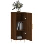 Oak brown engineered wood sideboard 34.5x34x90 cm by vidaXL, Sideboards - Ref: Foro24-828531, Price: 49,79 €, Discount: %