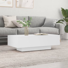 Engineered wood white coffee table 100x49.5x31 cm by vidaXL, Coffee table - Ref: Foro24-833889, Price: 56,34 €, Discount: %