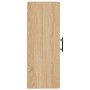 Armario de pared roble Sonoma 34,5x34x90 cm de vidaXL, Aparadores - Ref: Foro24-828935, Precio: 54,09 €, Descuento: %